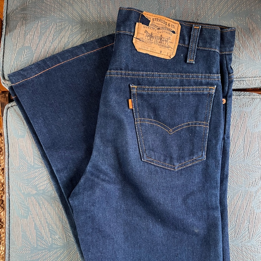 Orange Tag Levis